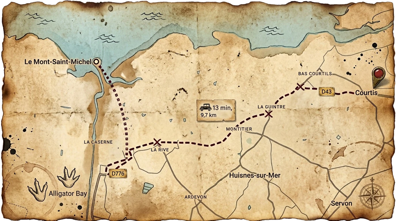 Carte Mont Saint-Michel